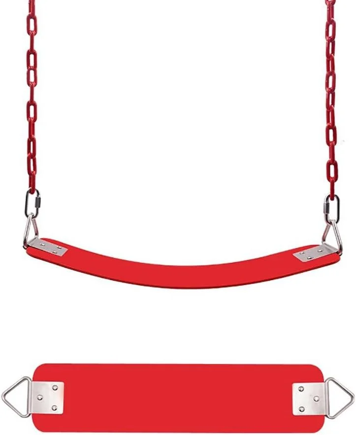 تاب بازی اوکا مناسب فضای باز با قابلیت تنظیم ارتفاع - حداکثر تحمل وزن 300 کیلوگرم - مناسب بازی کودکان در فضای داخلی/باغ - دختران و پسران 3-5 سال - قرمز