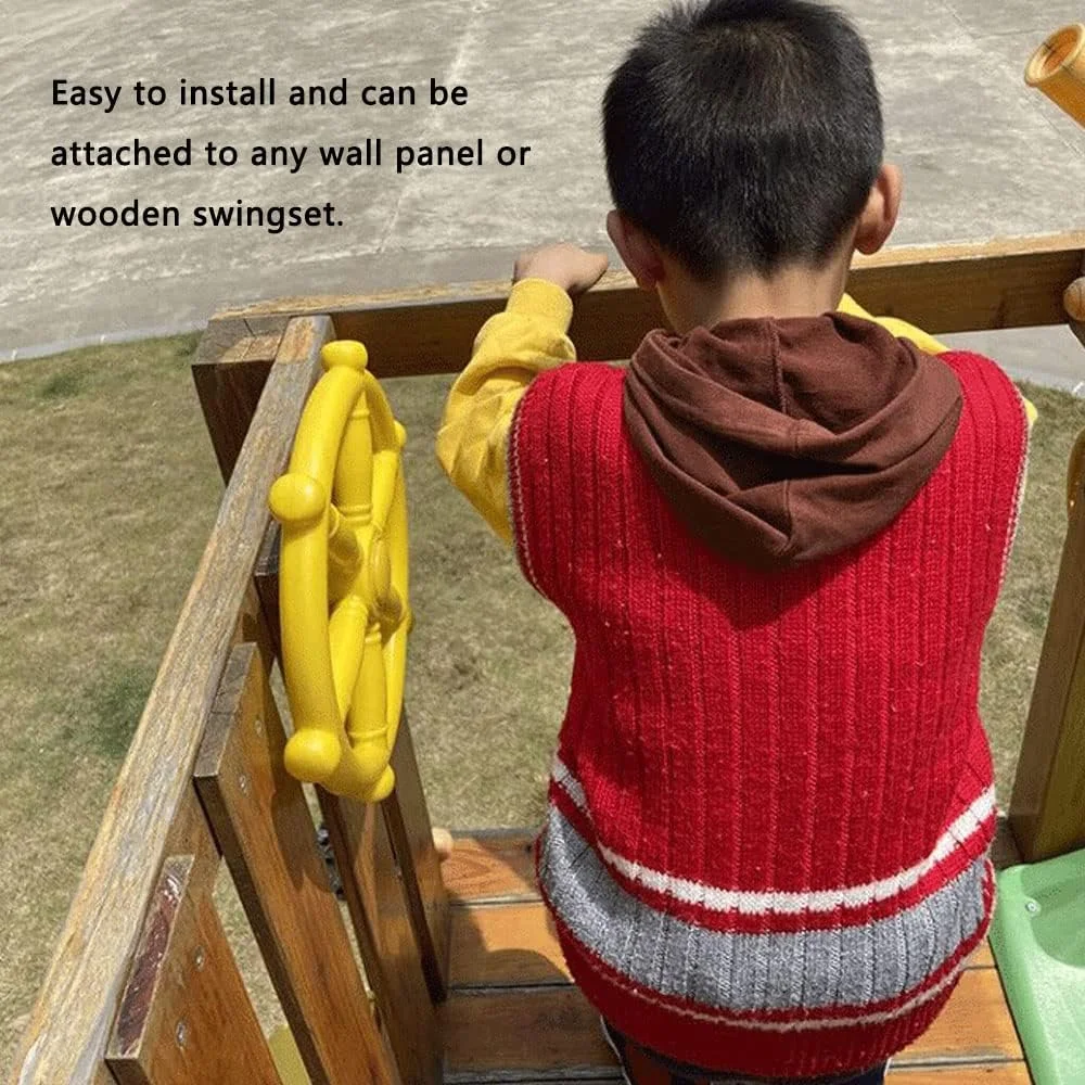 فرمان اسباب بازی مورلیان 12 اینچی دزدان دریایی، لوازم جانبی تاب بازی برای خانه بازی کودکان در فضای باز، خانه درختی، حیاط خلوت