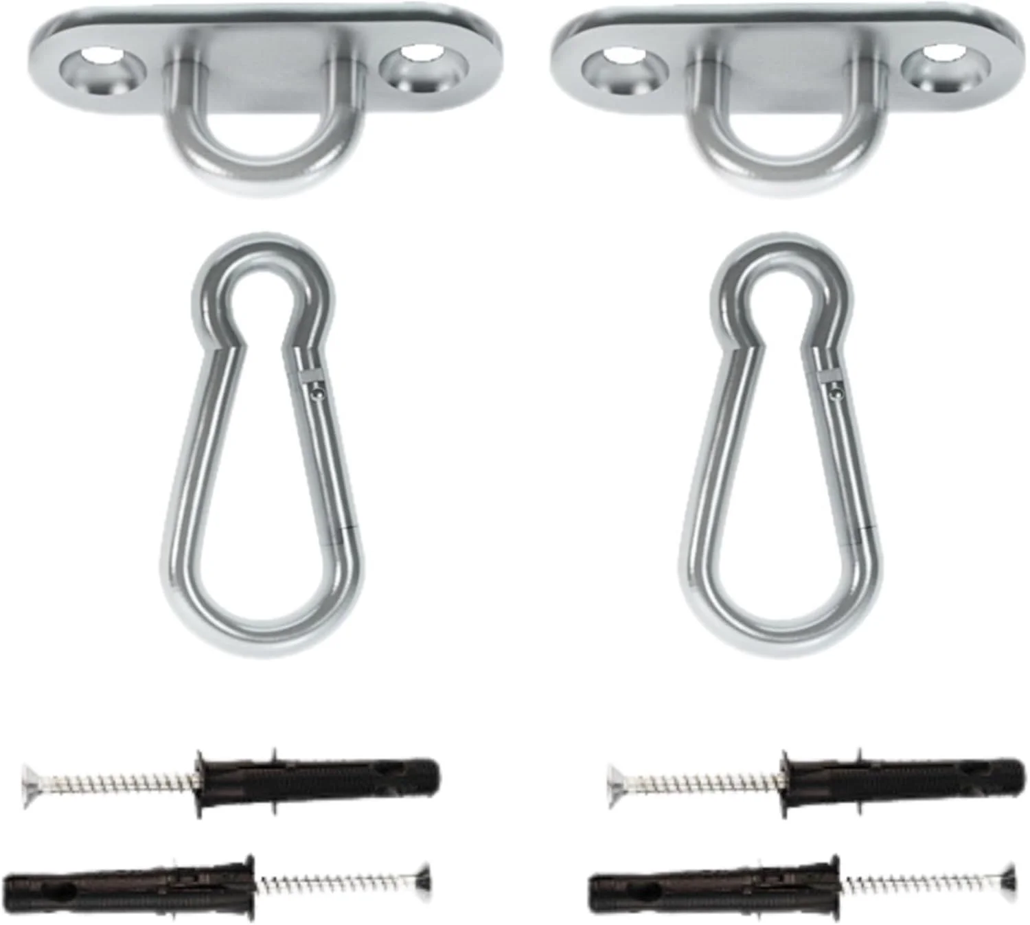 قلاب سقفی مامویی، ست قلاب تاب، تاب 400 کیلوگرمی، پایه سقفی، قلاب آویز برای بتن، برای چوب، اتصال تاب، تخت آویز، کیسه بوکس، صندلی عرشه، نگهدارنده کیسه بوکس