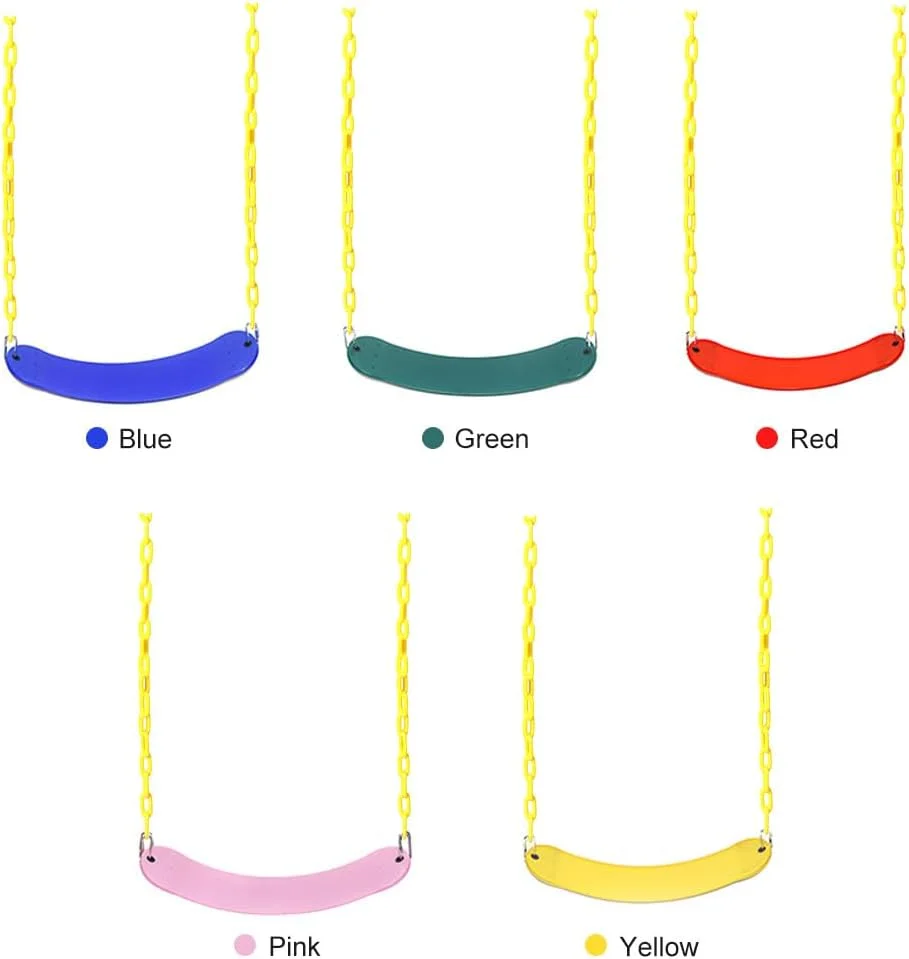 تاب مجموعه تاب بازی Labymos با صندلی های EVA، زنجیر روکش دار پلاستیکی، قلاب های فشاری و کارابین