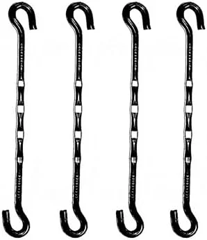 اتصالات زنجیری تاب استیل ضد زنگ Kaushalendra Saliya - ست مقاوم برای تاب های ایوانی (4 عدد) - 22.93 سانتی متر