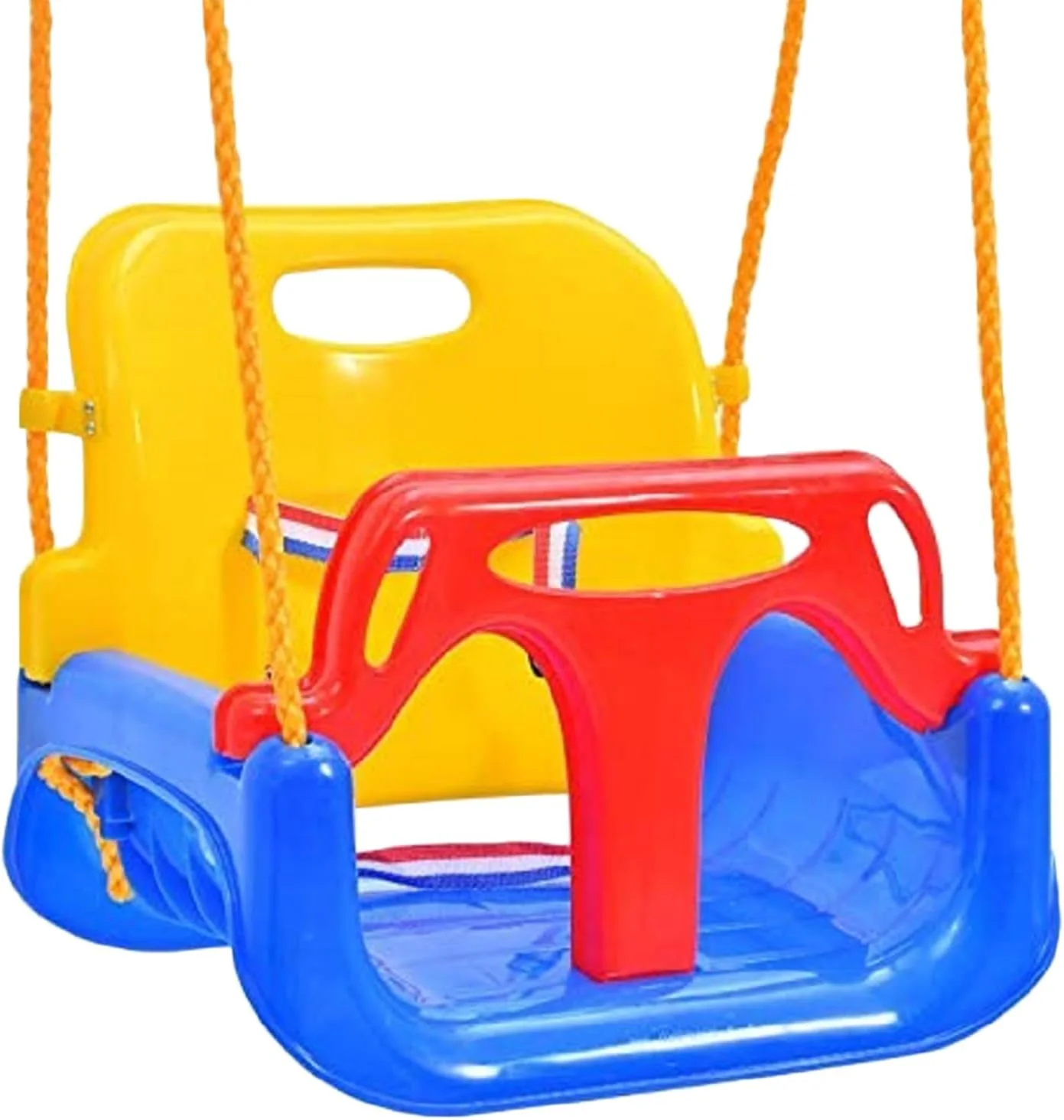 تاب چندکاره 3 در 1 X IANGYU - صندلی کودک تا نوجوان، هدیه اسباب بازی فضای باز خانوادگی زمین بازی مهد کودک - آبی