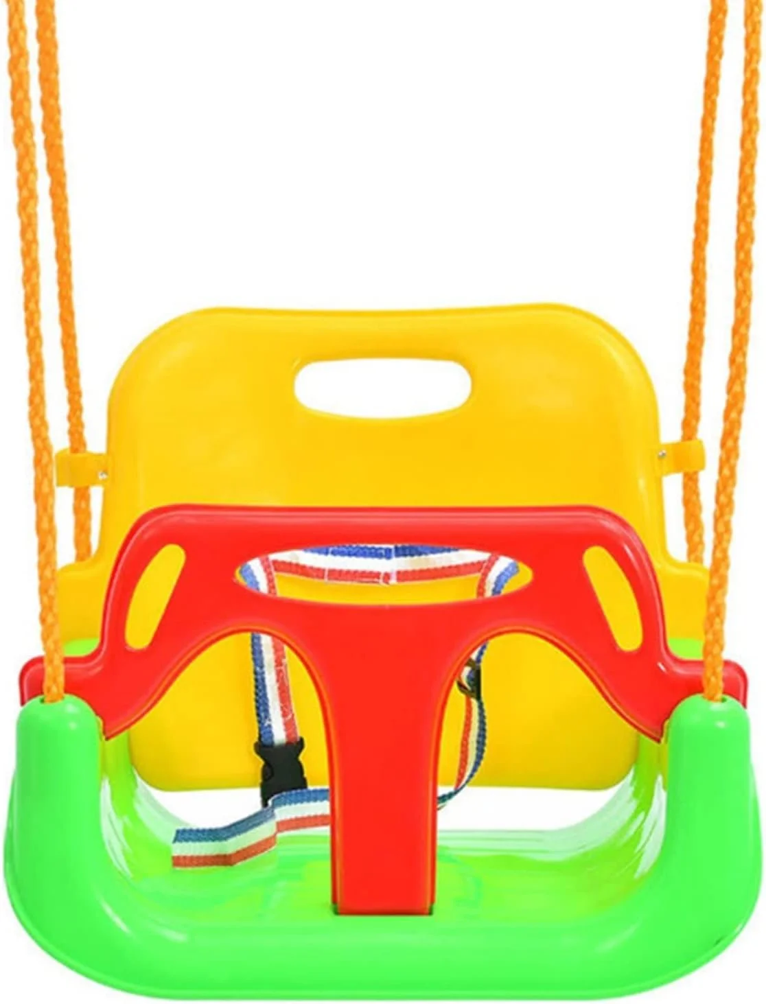 تاب بازی 3 در 1 کودک X IANGYU به همراه 2 بند آویز و 2 قلاب - تاب سطلی کامل مناسب نوزادان برای فضای باز و زمین بازی