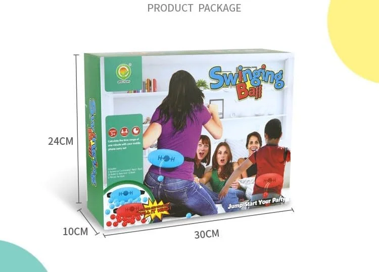 بازی توپ های تاب دار HALAYAYA با 24 توپ، بازی های فضای باز برای کودکان و بزرگسالان، 2 بسته بازی های مهمانی تولد کریسمس، اسباب بازی های بازی های حیاط خانوادگی کارناوال سرپوشیده و بیرونی برای هدیه دختر پسر