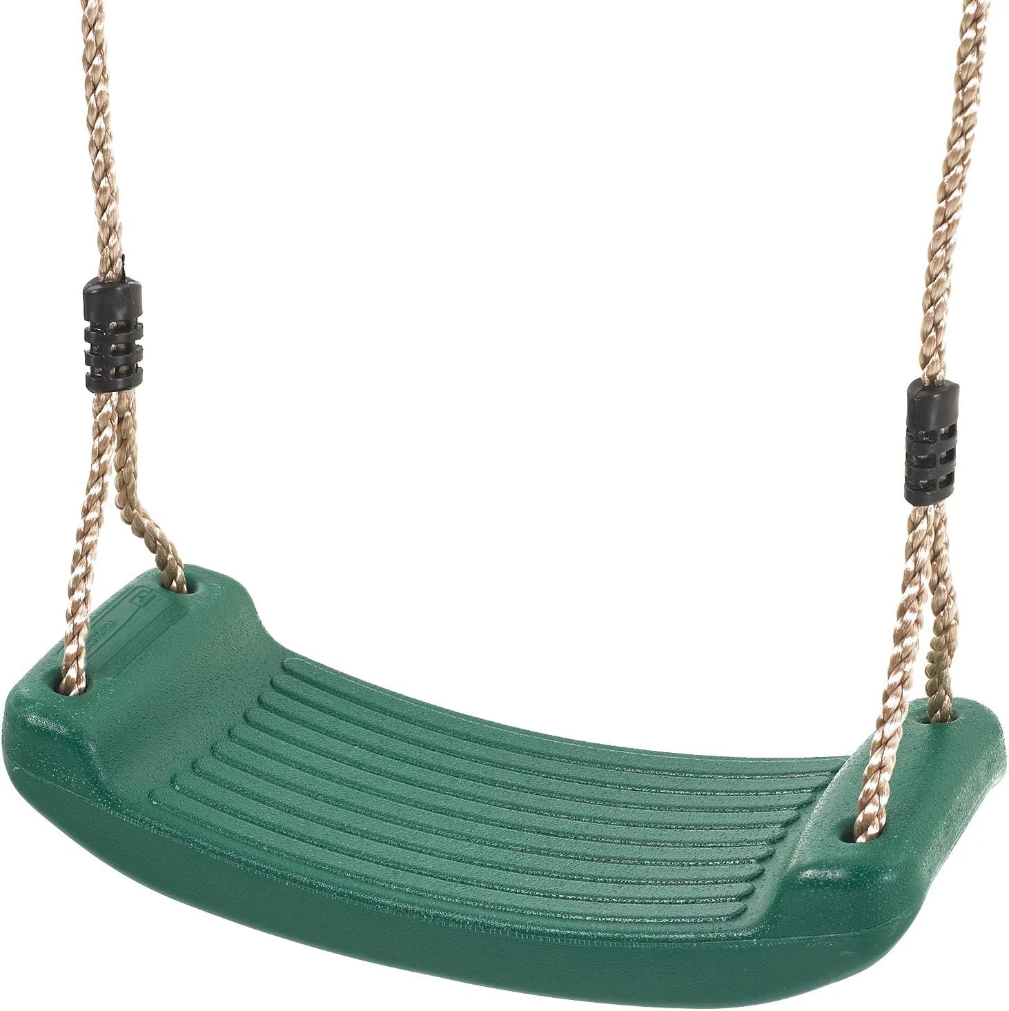 تاب بازی کودکانه مناسب فضای باز با دستگیره ایمنی و طناب های قابل تنظیم مقاوم در برابر آب و هوا برای مجموعه تاب ها (سبز)