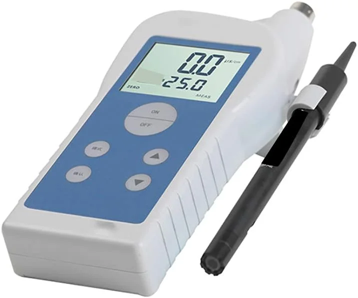 دستگاه سنجش اکسیژن محلول دیجیتال حرفه ای با نمایشگر LCD، محدوده 0 تا 19.99 میلی گرم در لیتر (JPB-607A با کابل 3 متری)