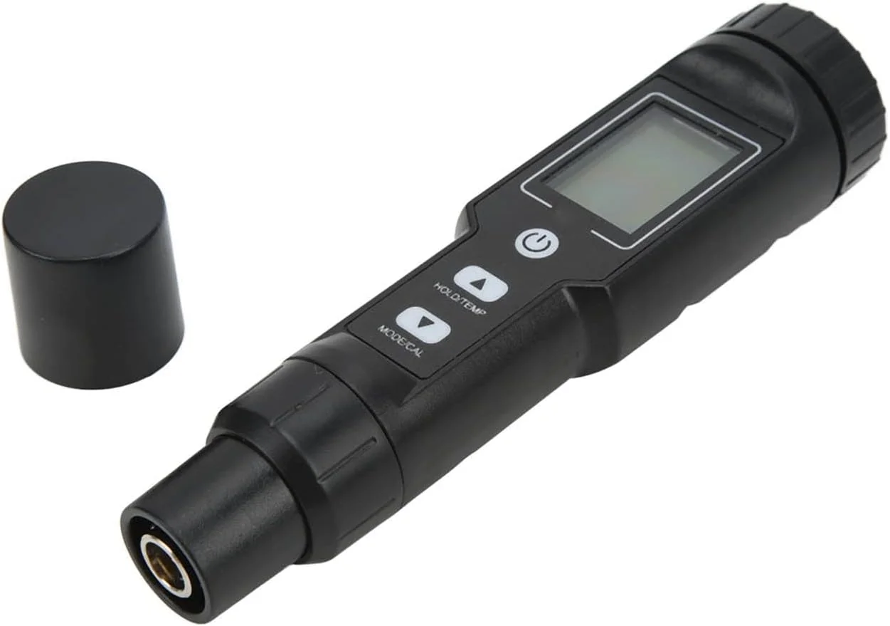 دستگاه سنجش اکسیژن محلول دیجیتال قابل حمل Domary DO9100 با آشکارساز دما برای آکواریوم و استخر (استاندارد (بدون نور پس زمینه))