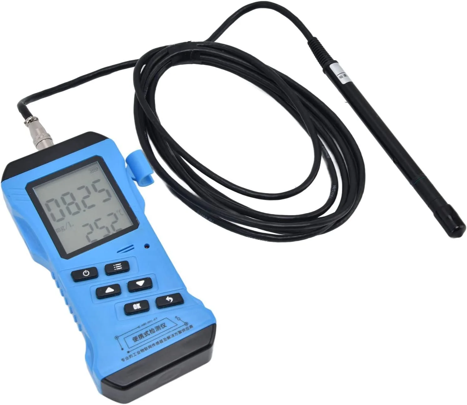 دستگاه قابل حمل تشخیص اکسیژن محلول Tnfeeon JXBS-3001-S-DOM، آنالایزر دیجیتال اکسیژن با دقت بالا، دارای نور پس زمینه، مناسب برای آکواریوم و استخر