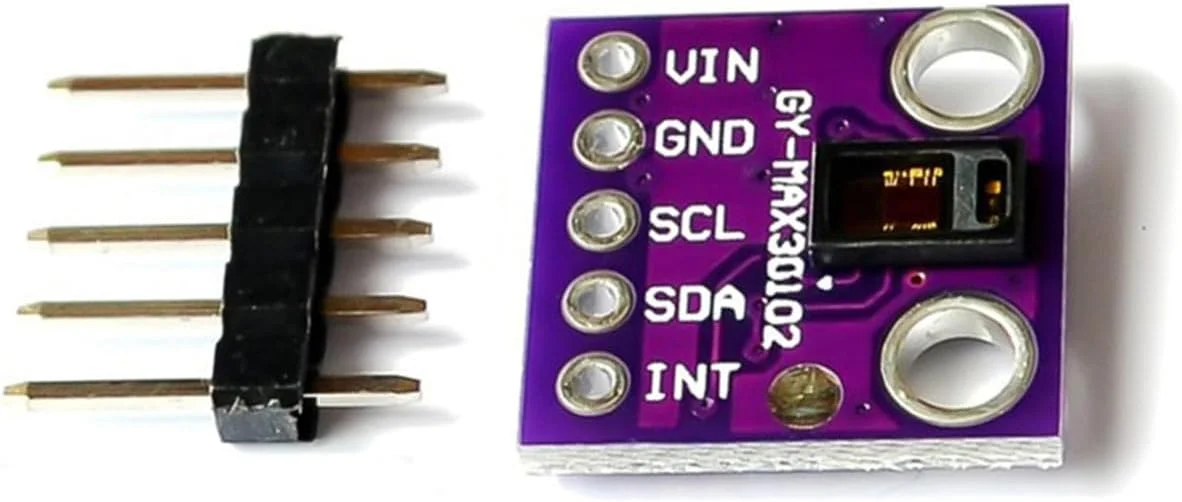 ماژول حسگر ضربان قلب GY-MAX30102، واحد مانیتورینگ اکسیژن خون و ضربان قلب با دقت بالا برای سلامتی پوشیدنی