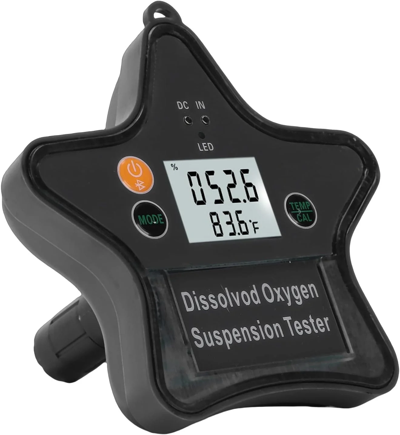 دستگاه سنجش اکسیژن محلول دیجیتال با طراحی ضد نشت برای آکواریوم، حوضچه ماهی، برنامه چند زبانه و عملکرد خروجی داده، محدوده اندازه گیری 0-20mg/L