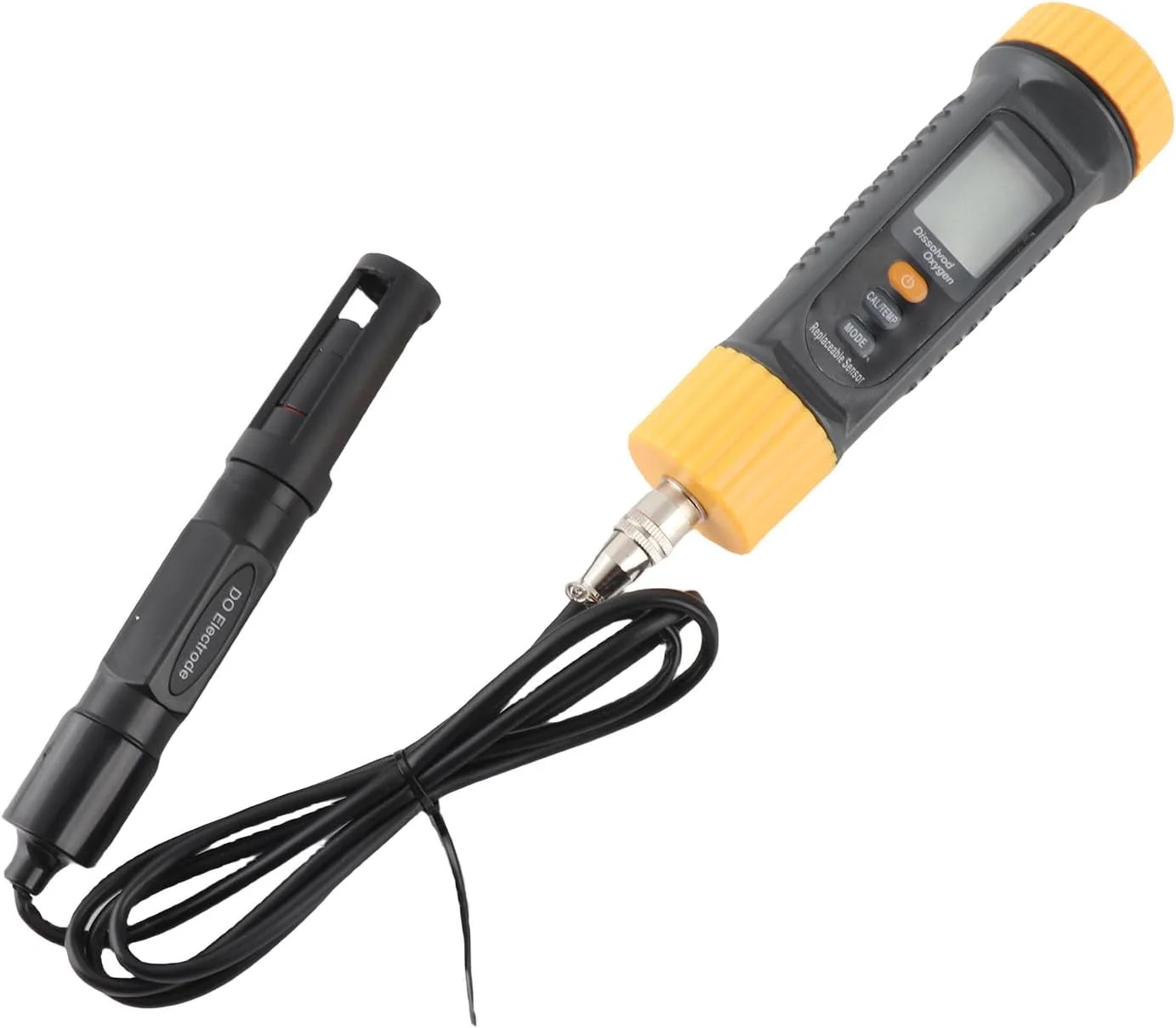 دستگاه سنجش اکسیژن محلول دیجیتال Dpofirs با دقت بالا، تستر قابل حمل DO برای حوضچه و آکواریوم ماهی با صفحه نمایش LCD دارای نور پس زمینه