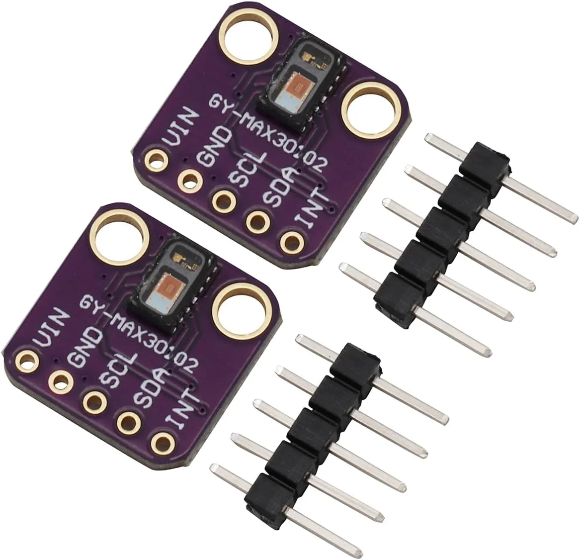 ماژول سنسور ضربان قلب و سنجش میزان اکسیژن خون GY-MAX30102 (بسته 2 عددی)