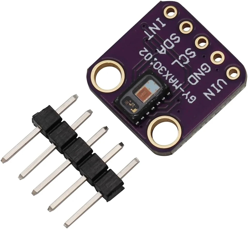 ماژول سنسور ضربان قلب و سنجش میزان اکسیژن خون GY-MAX30102 (بسته 2 عددی)