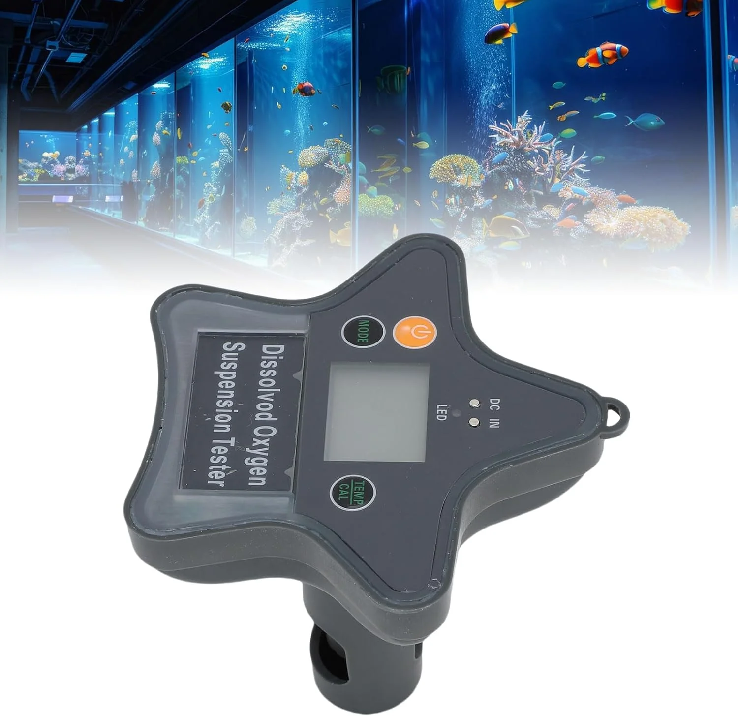 تستر اکسیژن محلول، رطوبت و PH آب Zerodis، اندازه گیری دقیق دما 0 تا 50 درجه سانتیگراد برای آکواریوم و هیدروپونیک