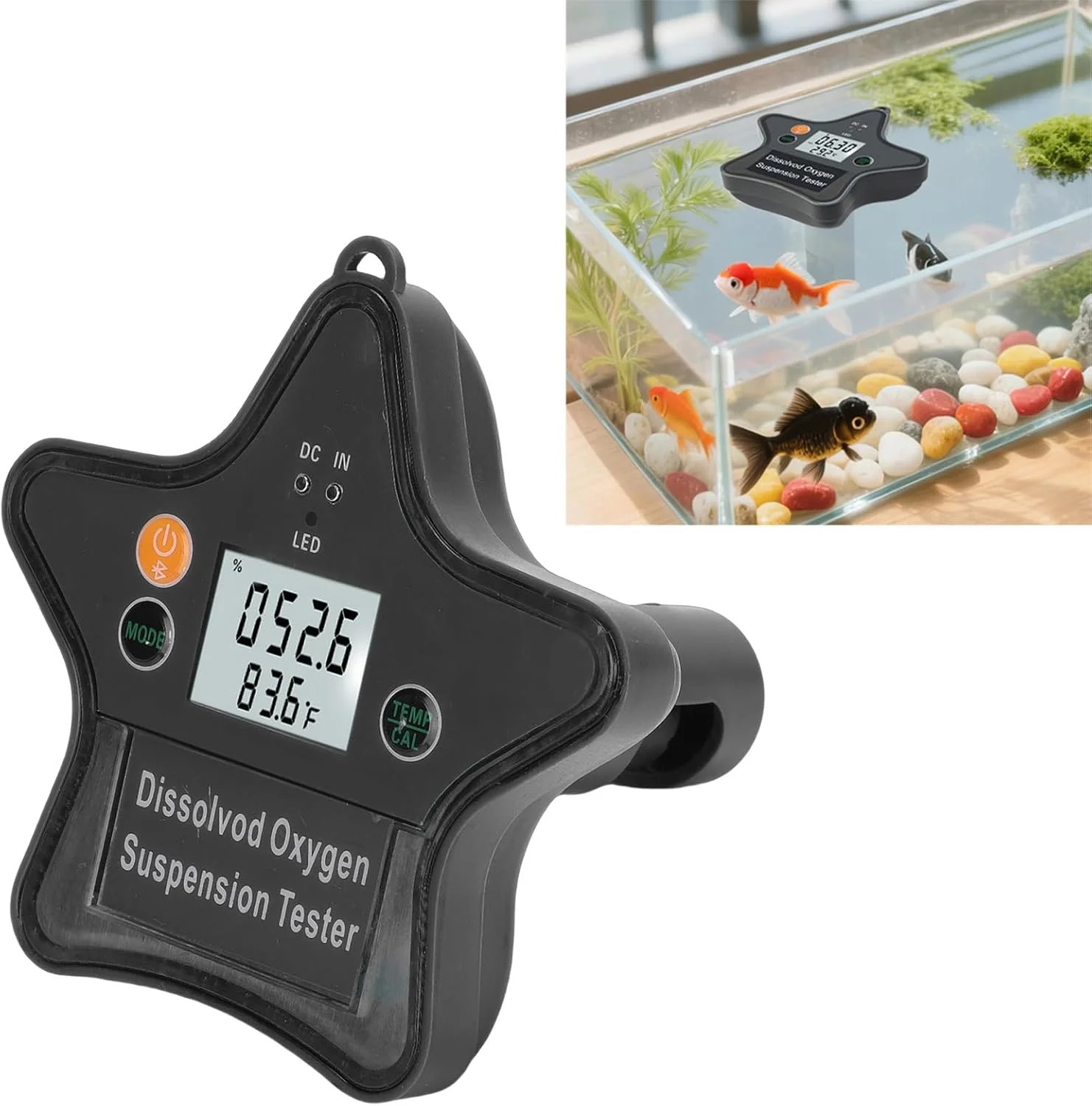 دستگاه سنجش اکسیژن محلول دیجیتال، قابلیت اتصال، اپلیکیشن چند زبانه، باتری با طول عمر بالا، قابلیت خروجی داده برای آکواریوم، کشت هیدروپونیک و آزمایشگاه