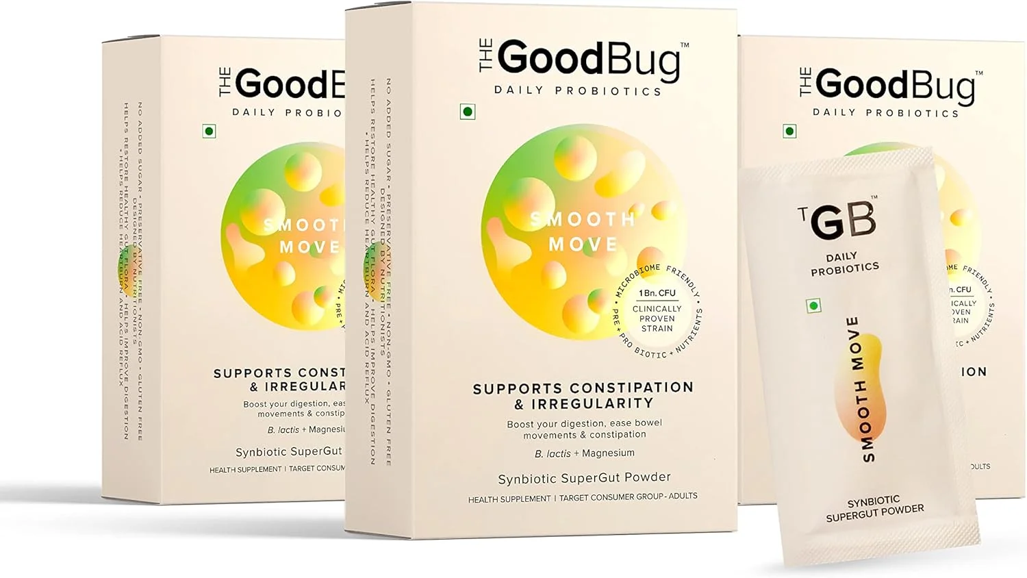 پودر مکمل گوارشی برای بهبود حرکات روده | مکمل پری بیوتیک و پروبیوتیک برای آقایان و بانوان | حاوی 1 میلیارد CFU از سویه های بالینی اثبات شده | بسته 90 روزه