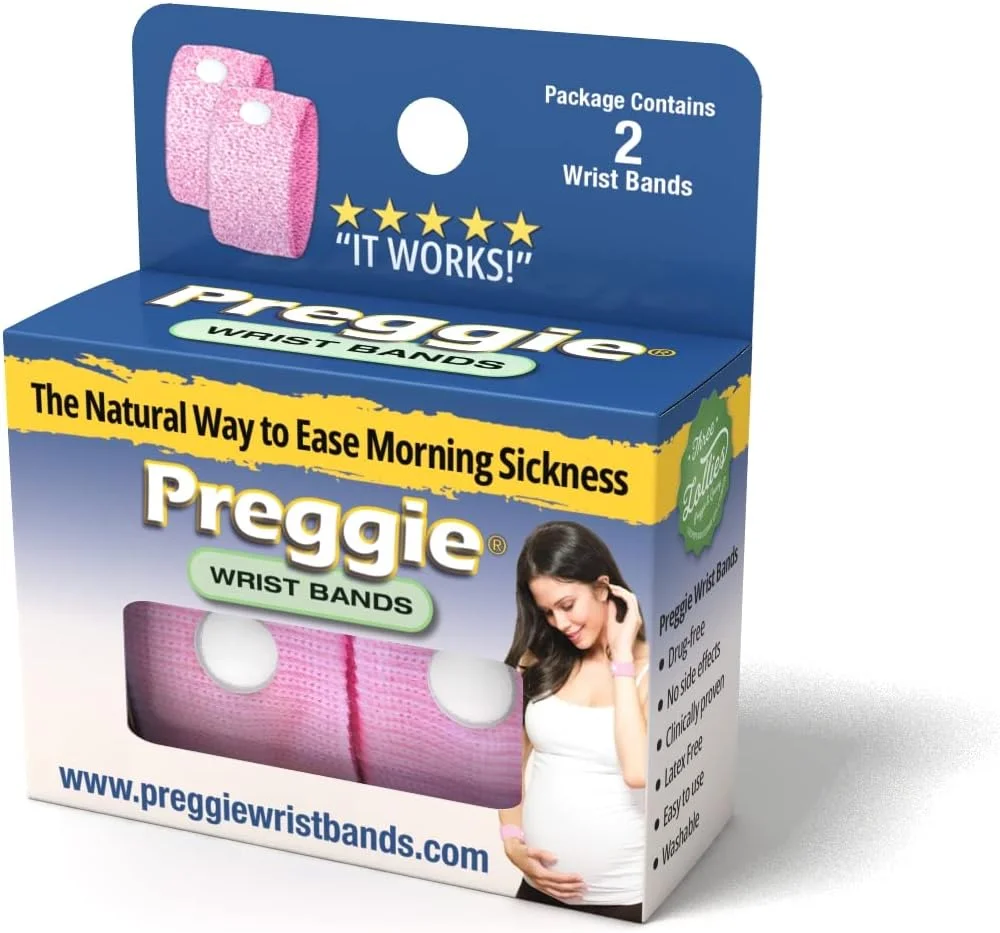 مچ بند ضد تهوع بارداری تری لالی - تسکین تهوع صبحگاهی - تست شده بالینی - تسکین تهوع بارداری - مچ بند طب فشاری - بدون عوارض جانبی - 1 عدد (2 مچ بند) - صورتی