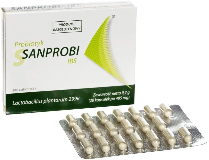 کپسول های SANPROBI IBS به کاهش درد شکم، نفخ و عادی سازی حرکات روده کمک می کند - 20 عدد