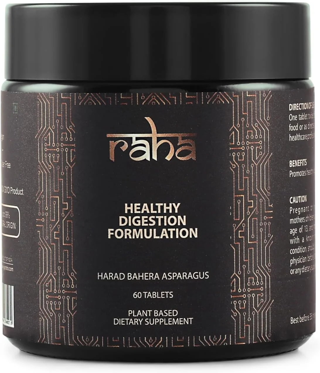 فرمولاسیون سلامت گوارش رها (هلیله، بلیله، شوید) مکمل های غذایی گیاهی برای کمک به نفخ، یبوست و تقویت هضم