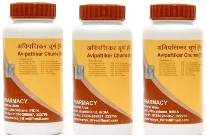 پاتانجلی دیویا آویپاتیکار چورنا 100 گرمی (بسته 3 عددی) - پم هربالز بای دیویا