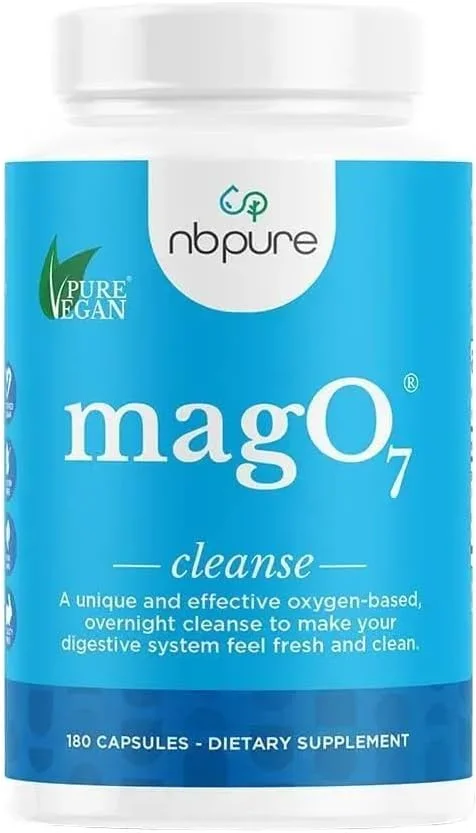 نبپیور MagO7: پاک کننده روده و دستگاه گوارش 180 کپسول
