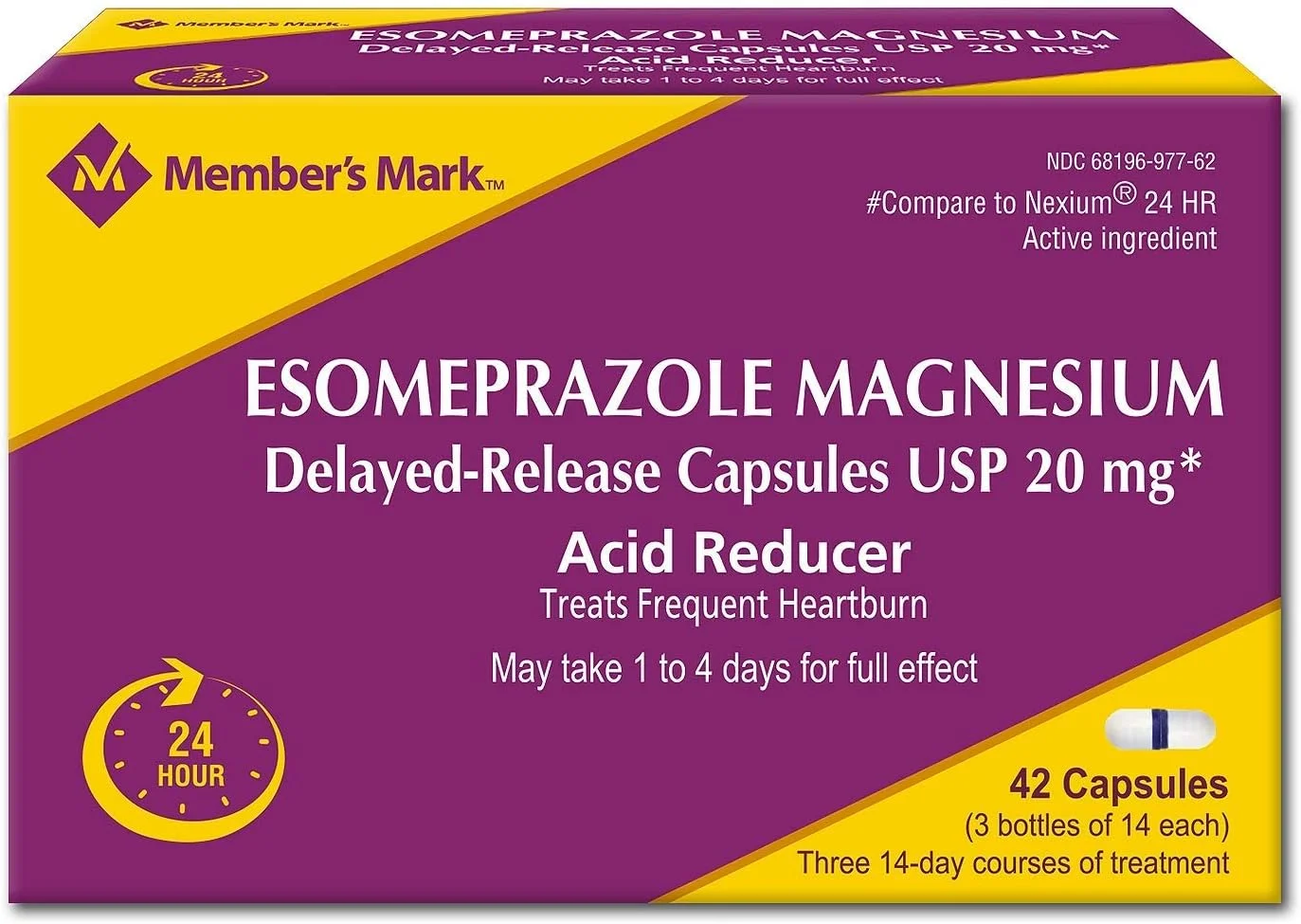 ازومپرازول MEMBER'S MARK (۴۲ عدد)