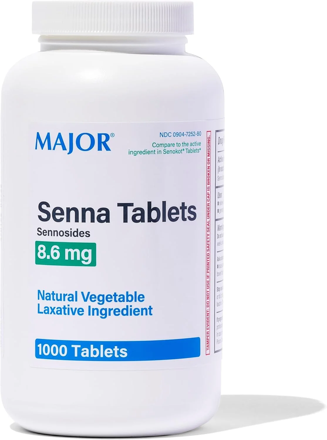 قرص ملین گیاهی سنا 8.6 میلی گرم، 1000 عدد