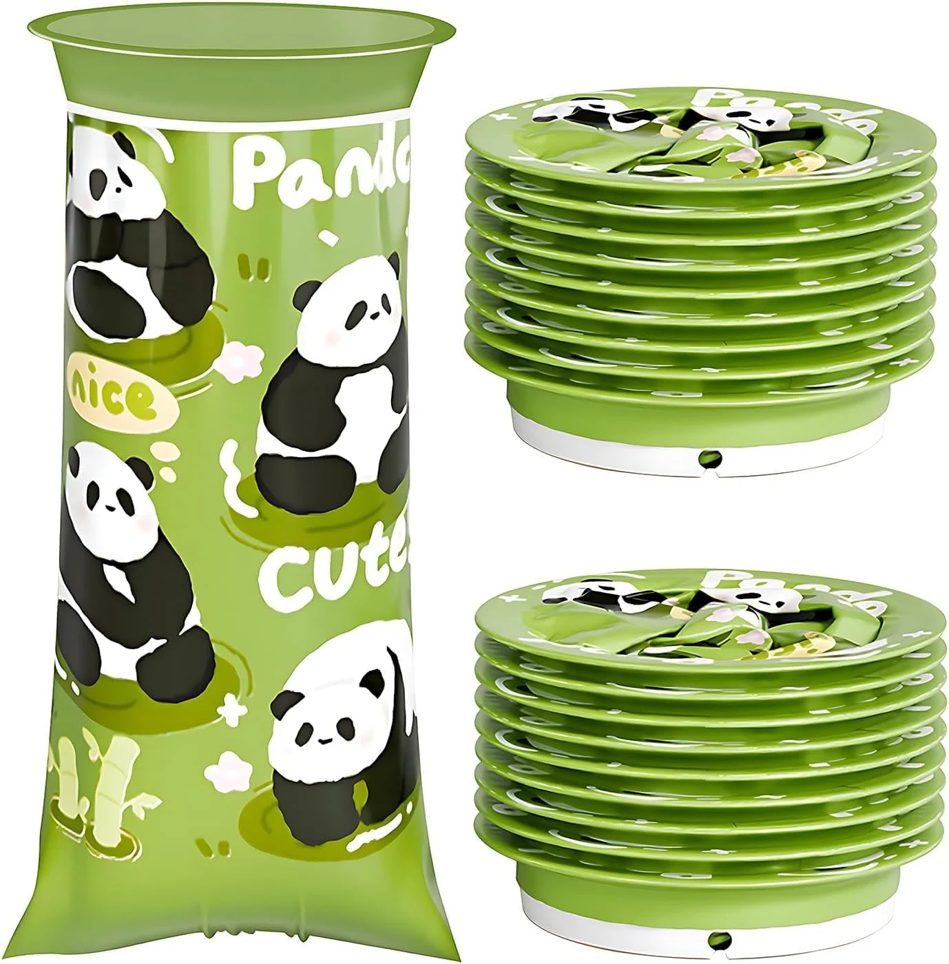 کیسه استفراغ یکبار مصرف خودرو KASTWAVE، 10 عدد، 1000 میلی لیتر، ضد نشت، مناسب سفر، بیماری حرکتی، بیمارستان ها و استفاده اضطراری، مواد PE سازگار با محیط زیست (پاندا)