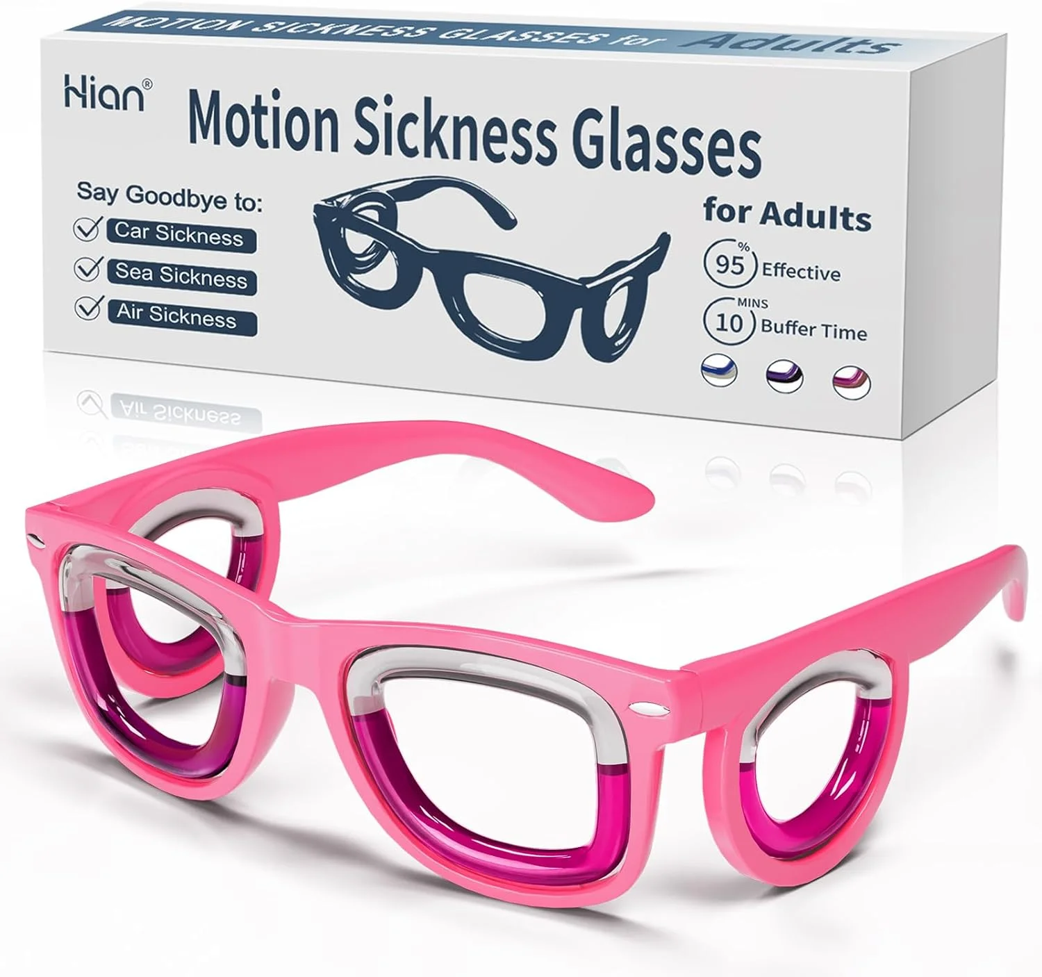 عینک هوشمند ضد تهوع و سرگیجه ناشی از حرکت برای بزرگسالان