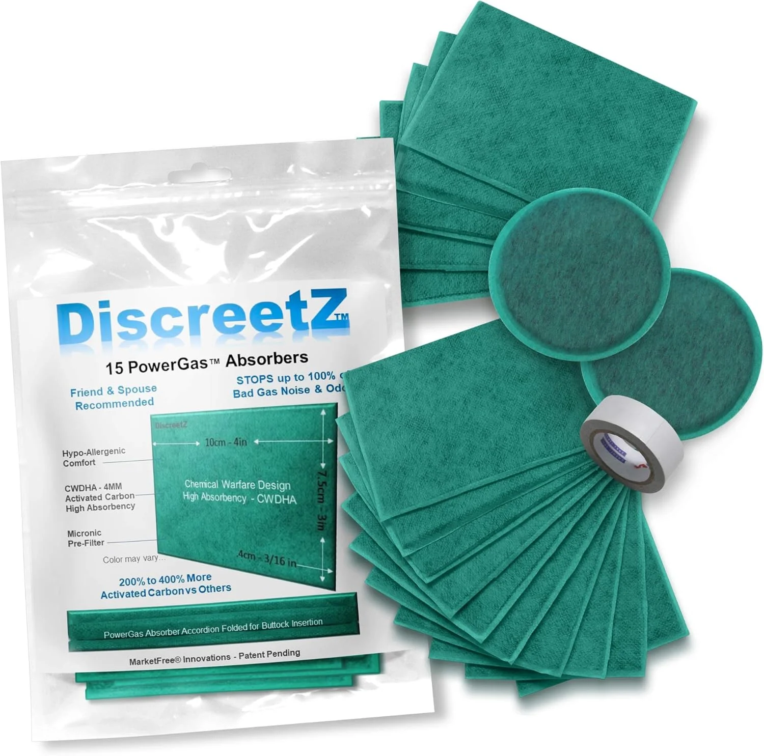 از بین برنده های نفخ با جذب بالا! از بین بردن بو و صدا تا 100%! بدون خجالت ناشی از نفخ به دلیل رژیم غذایی، روده تحریک پذیر، دیورتیکولیت، کولیت، کرون، بیماری التهابی روده و روده نشت کننده P-15…