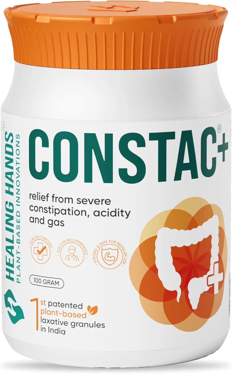 گرانول های آیورودیک Constac Plus برای یبوست مزمن - قوی و ایمن، 100 گرم