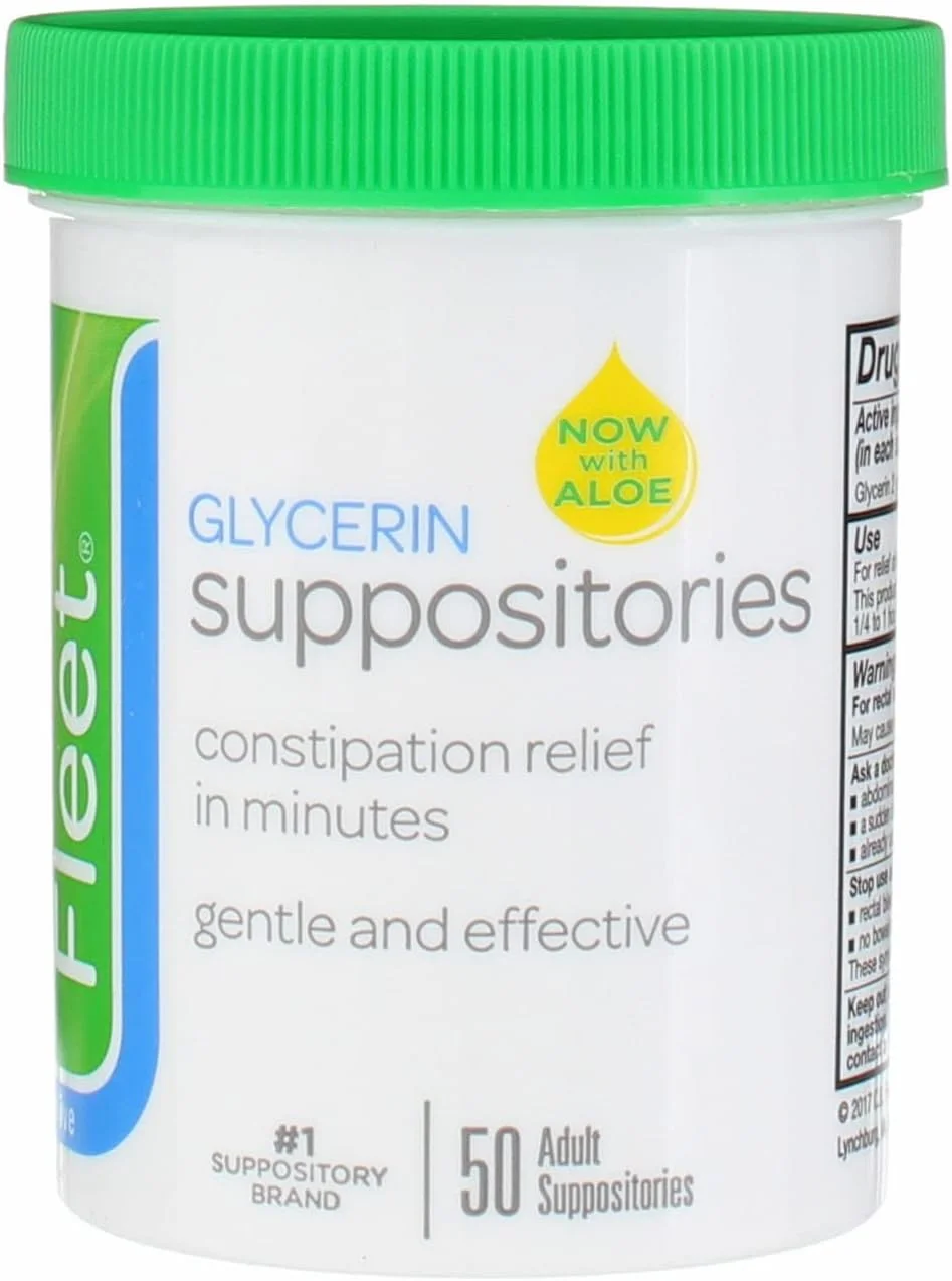 شیاف گلیسیرین بزرگسال فلیت، بسته 50 عددی - بسته 4 تایی