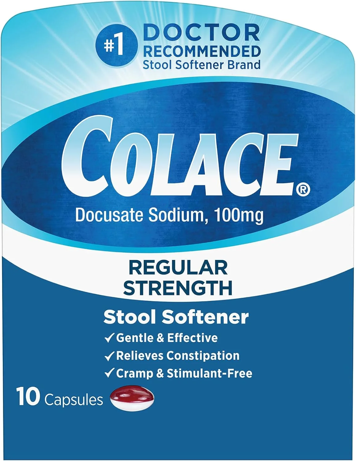 نرم کننده مدفوع کولاس، 100 میلی گرم، 10 عدد کپسول (بسته 1 عددی)