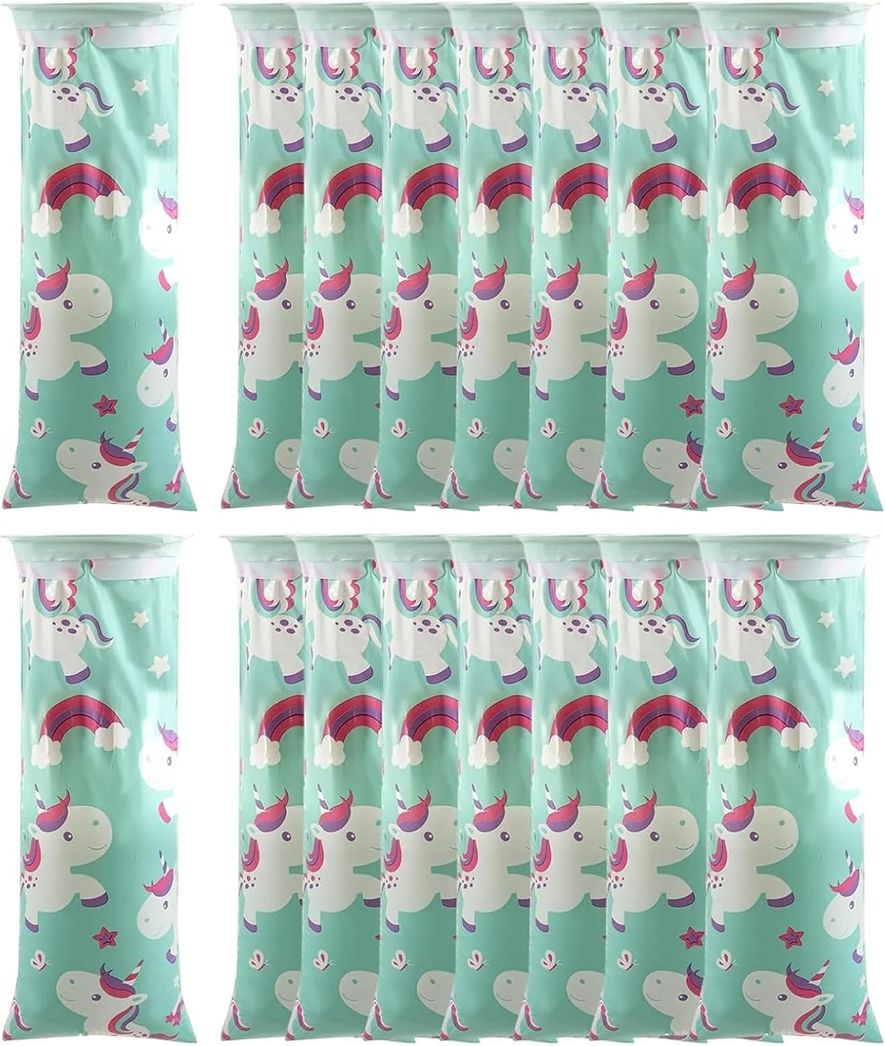 کیسه استفراغ، بسته 16 عددی کیسه تهوع خودرو با حلقه، کیسه تخلیه با دهانی