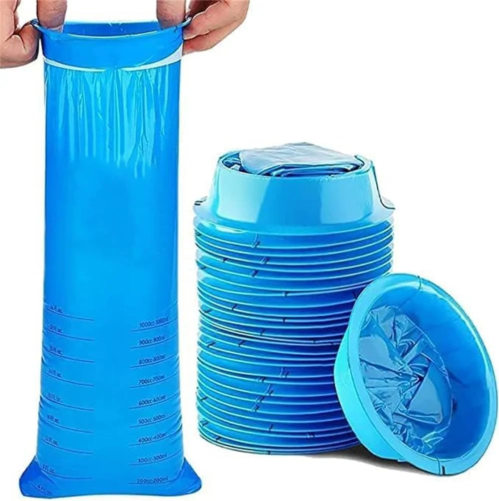 کیسه های استفراغ یکبار مصرف، کیسه های تهوع، کیسه های امسیس با چگالی بالا 1000 میلی لیتری، مناسب برای تهوع صبحگاهی، کودکان، زنان باردار، رانندگان تاکسی، بیماری حرکتی خودرو، مقاوم در برابر نشت، قابل حمل (بسته 10 عددی)