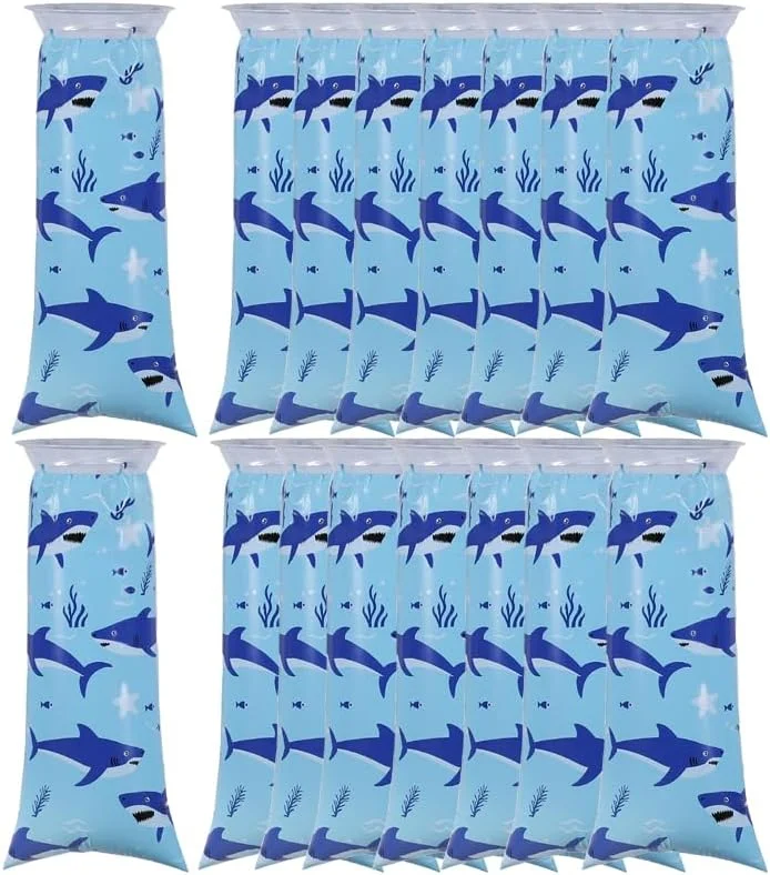 16 عدد کیسه استفراغ، کیسه های مخصوص خودرو، کیسه با حلقه، کیسه تف با حلقه، کیسه تف، کیسه کارتونی کودکان، کیسه استفراغ با دهانه، 1500 میلی لیتر (کوسه)