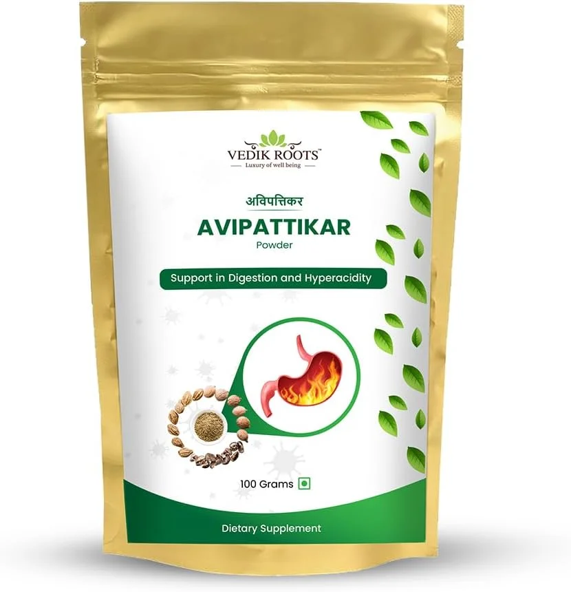 پودر آویپاتیکار - برای تسکین سوء هاضمه و ترشح بیش از حد اسید | فرمولاسیون 100% طبیعی | مخلوطی از مواد مغذی ضروری (100 گرم) (بسته 1 عددی)