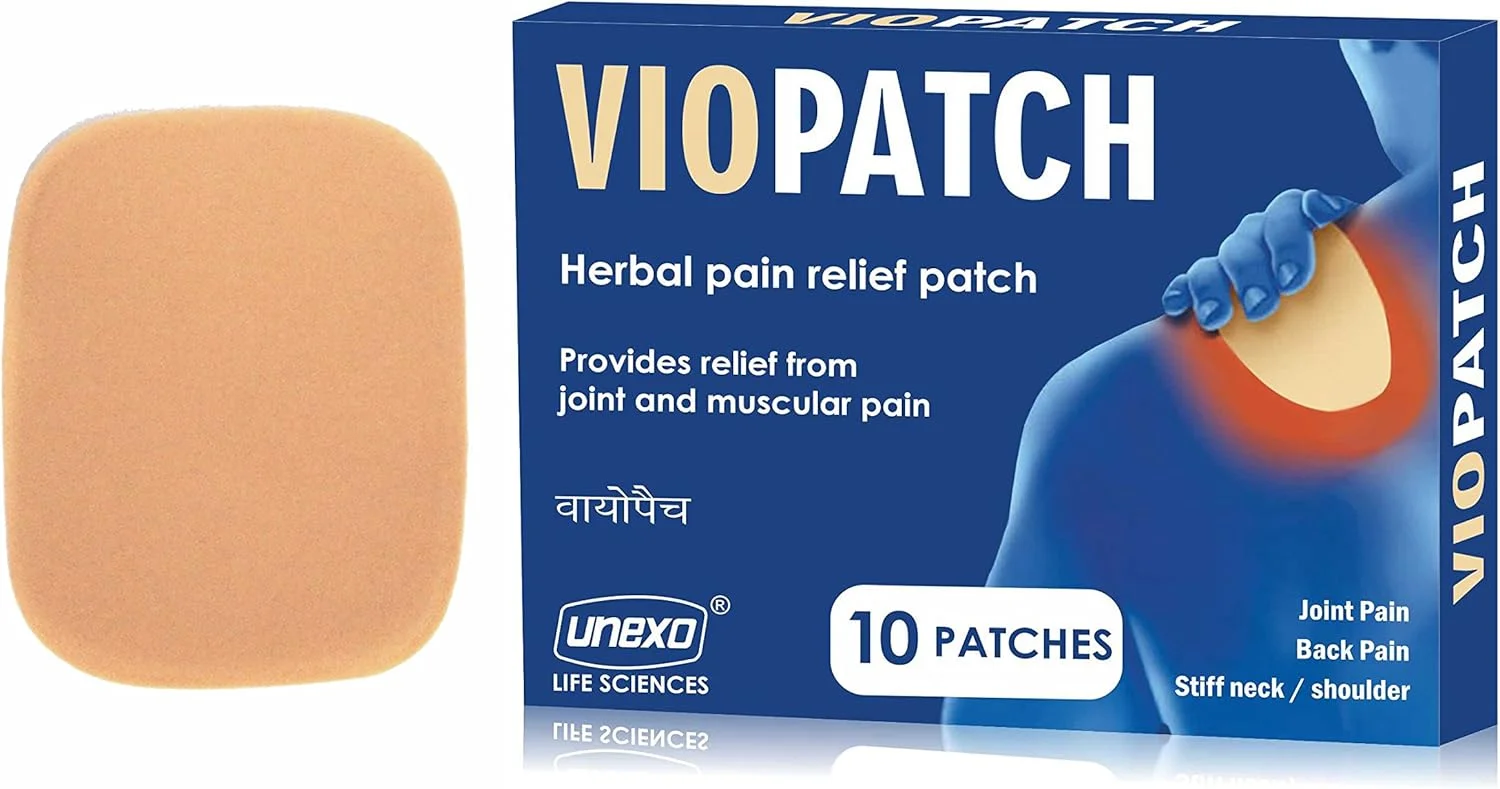برچسب تسکین درد گیاهی ویوپچ - بسته 10 عددی | تسکین فوری درد عضلانی و مفصلی | برچسب های تسکین درد طبیعی | بدون عوارض جانبی