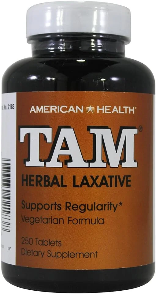 ملین گیاهی تم امریکن هلث، 250 قرص - بسته 2 عددی