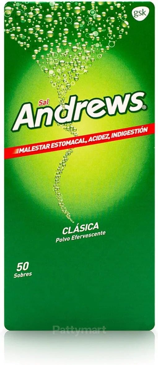 نمک‌های اندروز، تسکین فوری برای ناراحتی معده، سوزش سر دل و سوء هاضمه - 50 ساشه