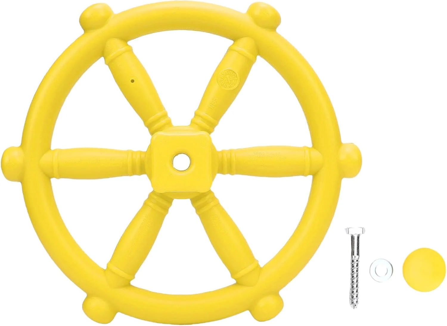 فرمان اسباب بازی زمین بازی CHICIRIS، فرمان کشتی دزدان دریایی برای خانه درختی، خانه بازی در فضای باز، حیاط خلوت، مجموعه تاب، لوازم جانبی زمین بازی (زرد)