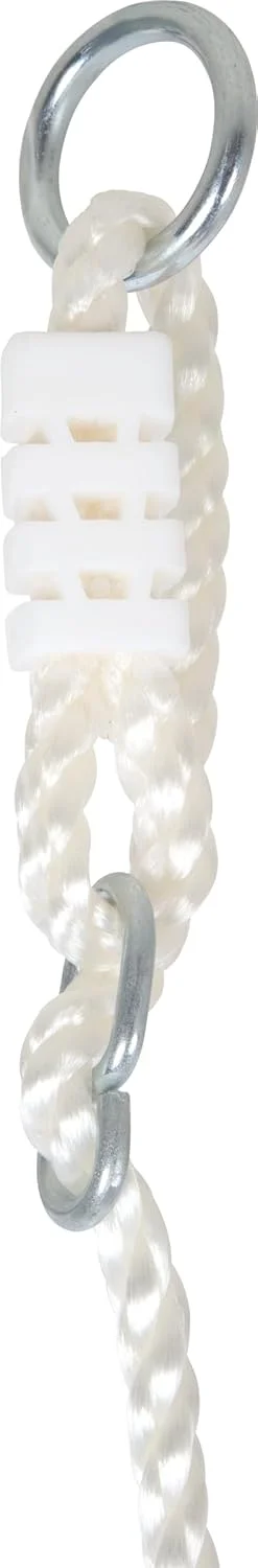 تراپز چوبی به همراه حلقه های ژیمناستیک اسمال فوت مدل 11909 مناسب برای تاب بازی یا قاب صعود کودکان بالای 3 سال - قهوه ای