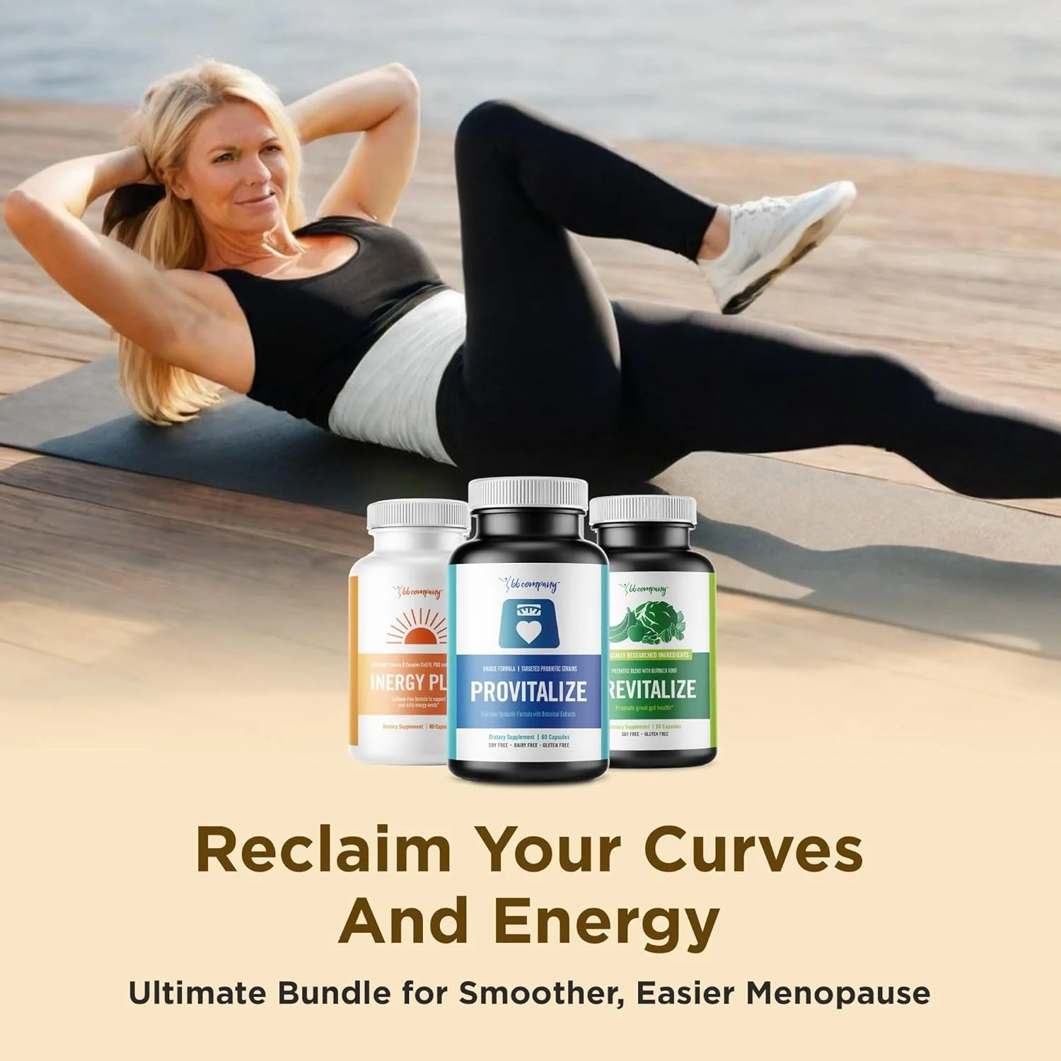 بسته منوکیت Better Body Co. | بسته پرویتالیز، پریویتالیز و اینرجی پلاس - پروبیوتیک و پری‌بیوتیک طبیعی دوران یائسگی با افزایش انرژی