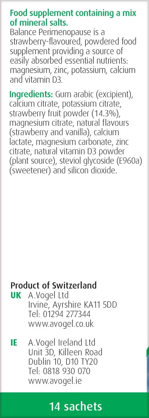 مکمل دوران پیش از یائسگی ای. ووگل | پشتیبانی از شما به 10 روش مختلف در طول دوران پیش از یائسگی | نوشیدنی متعادل کننده چند مغذی برای زنان | یک بار در روز | نوشیدنی با طعم توت فرنگی