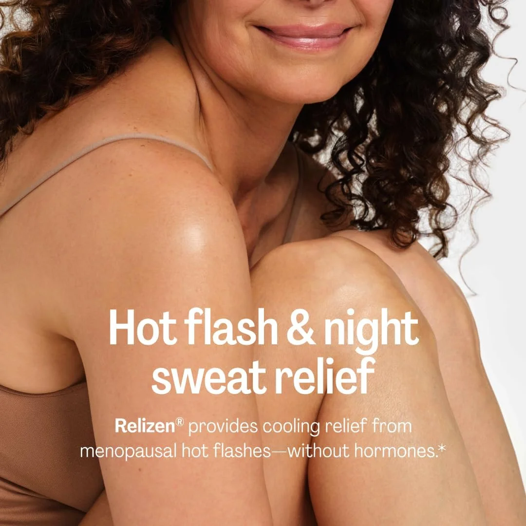 Relizen Bonafide، تسکین علائم یائسگی - تسکین قدرتمند و بدون هورمون گرگرفتگی و تعریق شبانه در دوران یائسگی* - بسته 60 روزه (120 قرص)