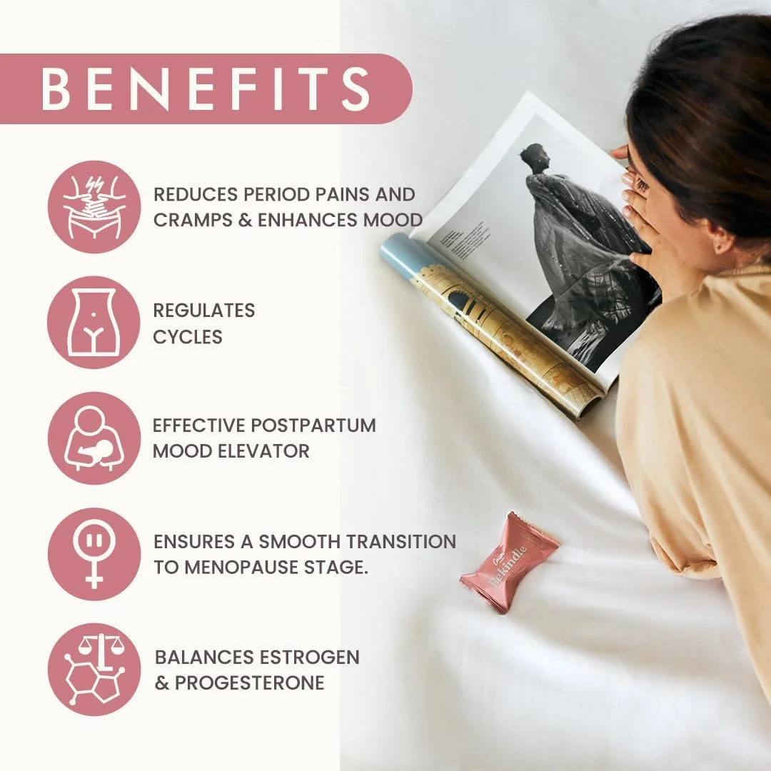 تقویت کننده آرلانگ برای بانوان | مکمل های خوشمزه برای تعادل هورمونی | تسکین دهنده دردهای قاعدگی | موثر در علائم PMS، PCOS، پس از زایمان و یائسگی | تنظیم کننده چرخه ها | طعم اسپرسو