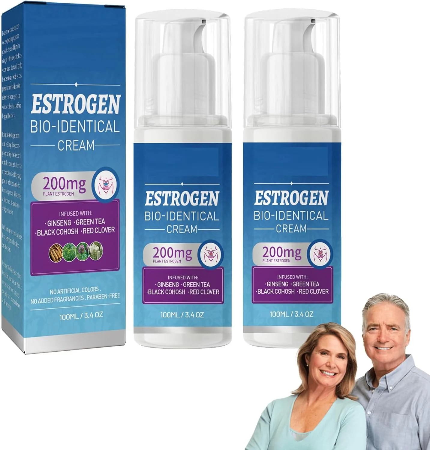 کرم دوران یائسگی بانوان، بسته 2 عددی، کرم تسکین دهنده دوران یائسگی، کرم آرامش بخش دوران یائسگی، ترویج تعادل درونی و بیرونی، تنظیم احساسات و کمک به خواب