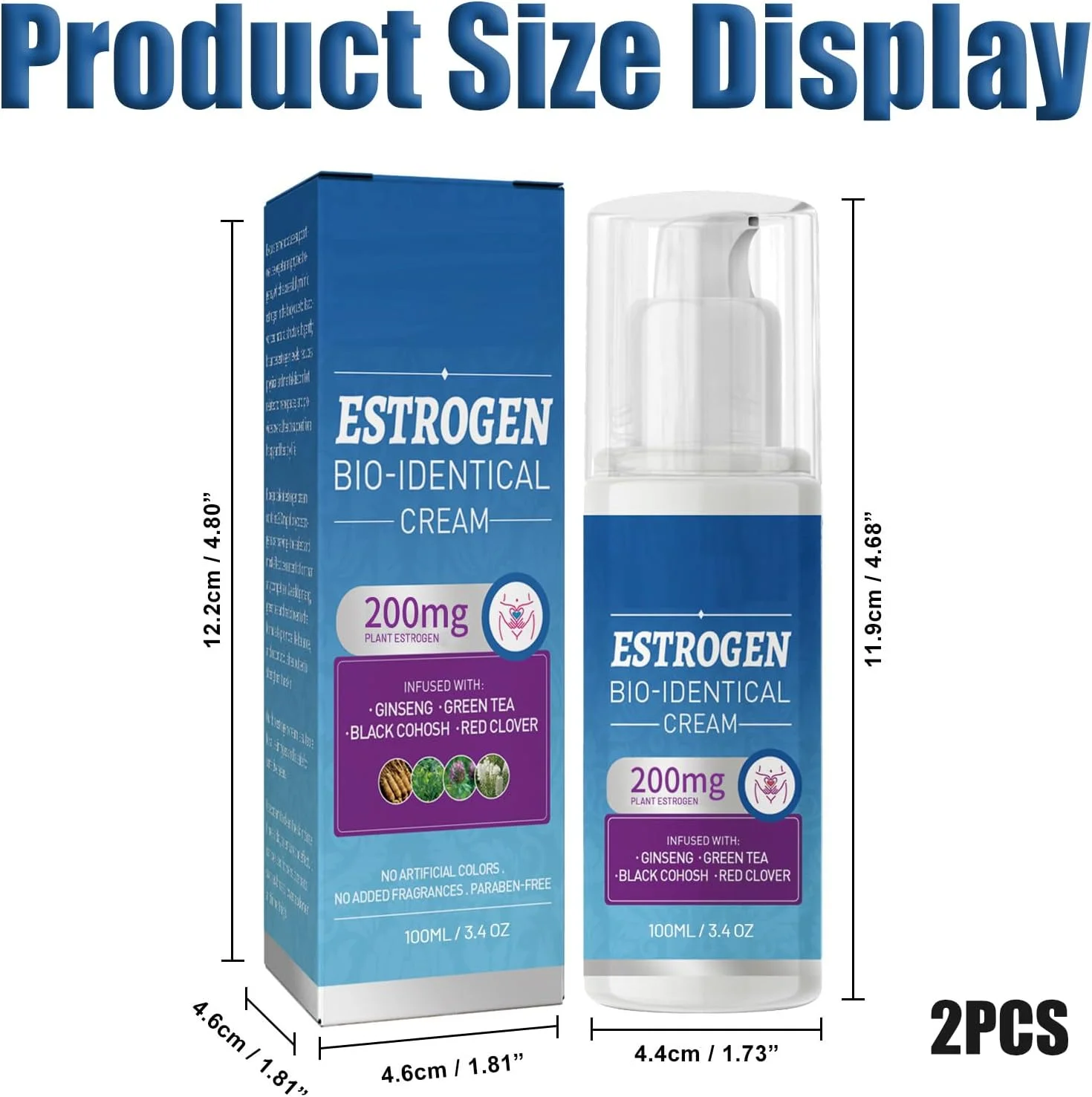 کرم دوران یائسگی بانوان، بسته 2 عددی، کرم تسکین دهنده دوران یائسگی، کرم آرامش بخش دوران یائسگی، ترویج تعادل درونی و بیرونی، تنظیم احساسات و کمک به خواب