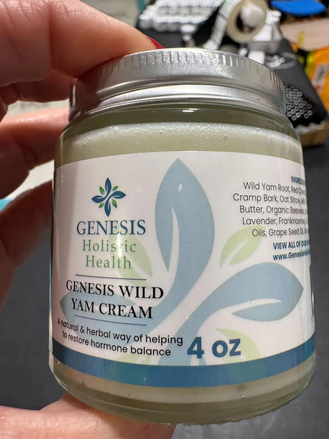 کرم سیب زمینی شیرین وحشی جنسیس، پشتیبانی هورمونی طبیعی برای بانوان - تعادل هورمونی طبیعی، استروژن مشابه زیستی برای بانوان، کرم پروژسترون ارگانیک، تسکین طبیعی برای سلامت بانوان ۱۲۰ میل