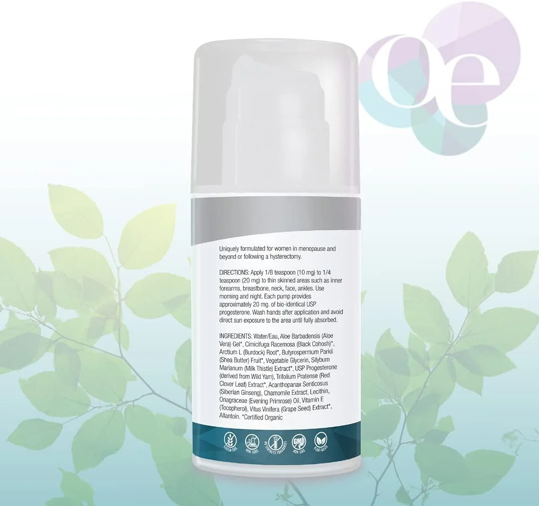 کرم پروژسترون درمانی ارگانیک اکسلنس بالانس پلاس با فیتواستروژن، 3 اونس